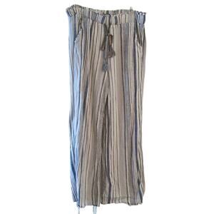 EUC Rewash Flowy Linen Blend Pants, M
